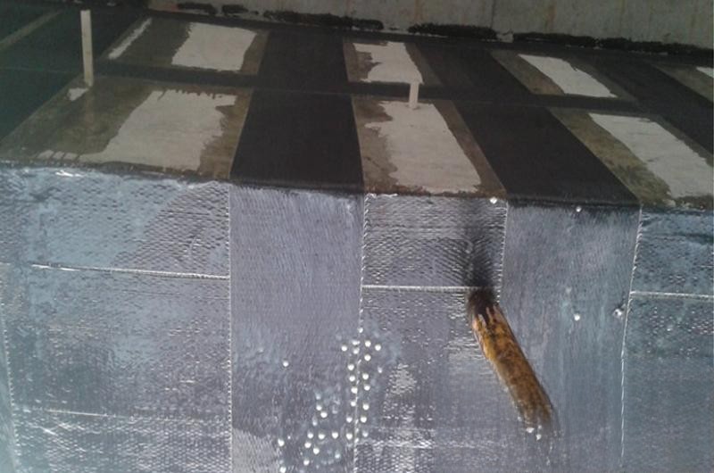 凤泉楼板使用碳纤维加固